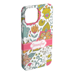 Wild Garden iPhone Case - Plastic - iPhone 15 Plus (Personalized)