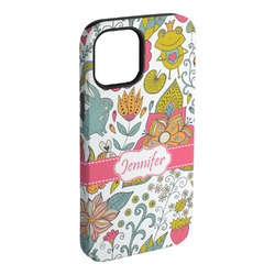Wild Garden iPhone Case - Rubber Lined - iPhone 15 Plus (Personalized)