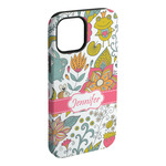Wild Garden iPhone Case - Rubber Lined (Personalized)