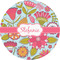 Wild Flowers Multipurpose Round Labels - 1" (Personalized)