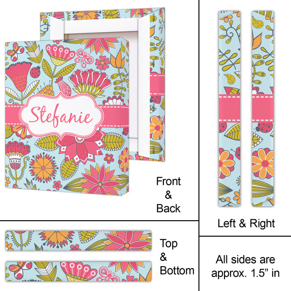 Wild Flowers 11x14 - Canvas Print - Approval