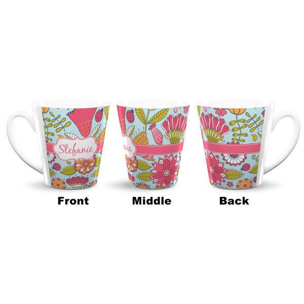 Wild Flowers 12 Oz Latte Mug - Approval