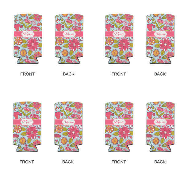 Wild Flowers 12oz Tall Can Sleeve - Set of 4 - APPROVAL