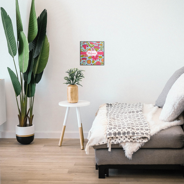 Wild Flowers 12x12 Wood Print - In Context