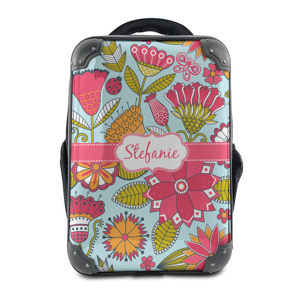 Custom Wild Flowers 15" Hard Shell Backpack (Personalized)