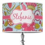 Wild Flowers Drum Lamp Shade (Personalized)