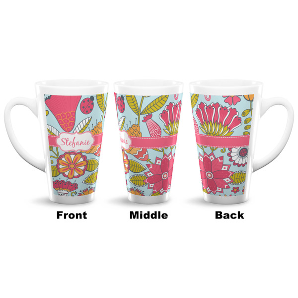 Wild Flowers 16 Oz Latte Mug - Approval