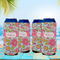 Wild Flowers 16oz Can Sleeve - Set of 4 - LIFESTYLE