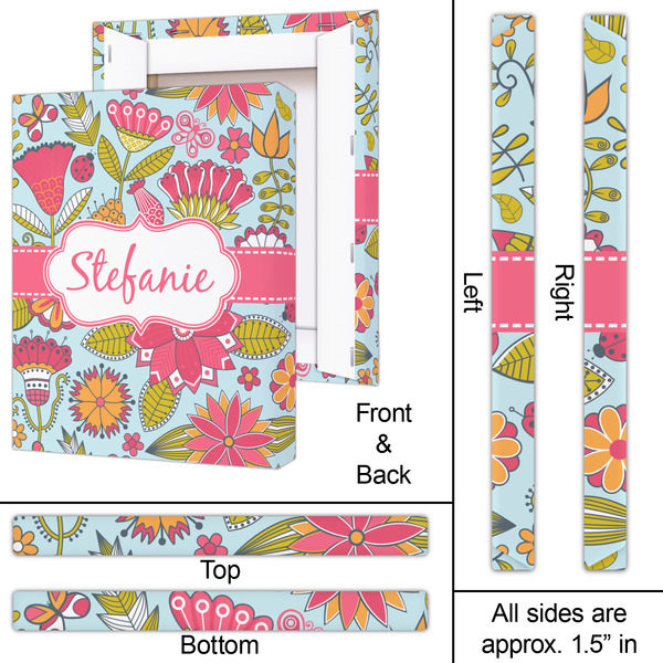 Wild Flowers 16x20 - Canvas Print - Approval