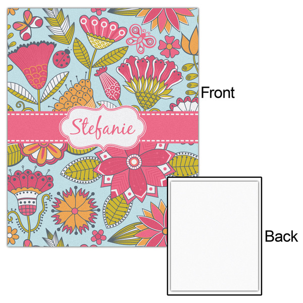 Wild Flowers 16x20 - Matte Poster - Front & Back