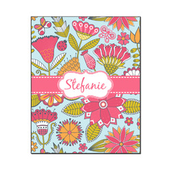 Wild Flowers Wood Print - 16x20 (Personalized)