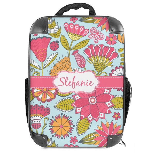 Custom Wild Flowers 18" Hard Shell Backpack (Personalized)