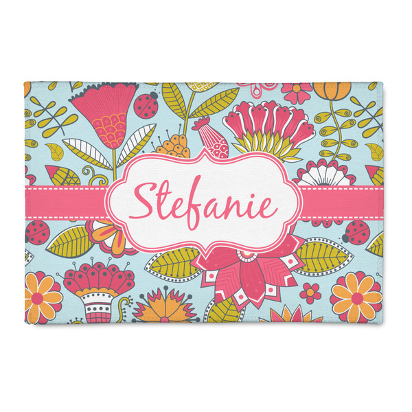 Custom Wild Flowers 2' x 3' Patio Rug (Personalized)