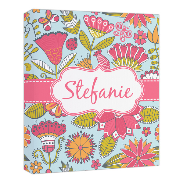 Custom Wild Flowers Canvas Print - 20x24 (Personalized)