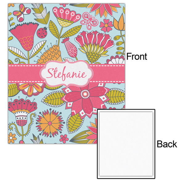 Wild Flowers 20x24 - Matte Poster - Front & Back