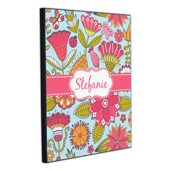 Wild Flowers 20x24 Wood Print - Angle View