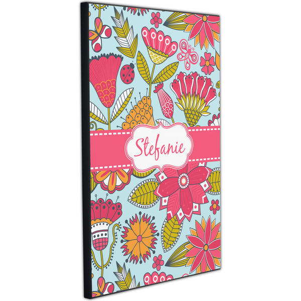 Wild Flowers 20x30 Wood Print - Angle View