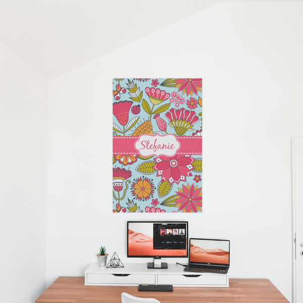 Wild Flowers 24x36 - Matte Poster - On the Wall