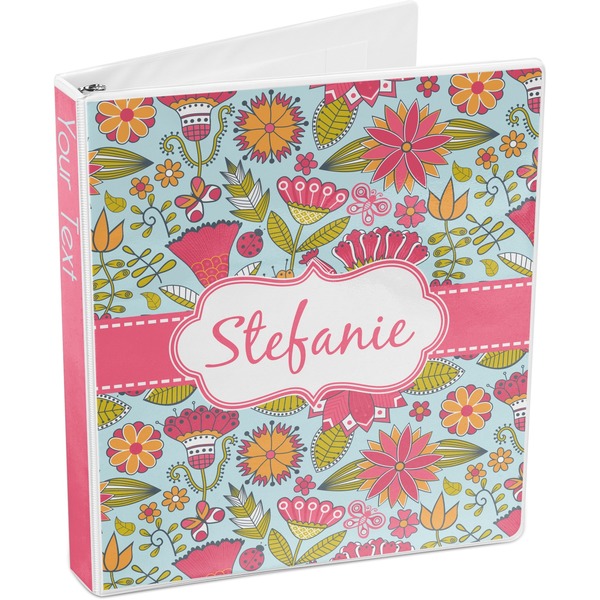 Wild Flowers 3-Ring Binder 3/4 - Main