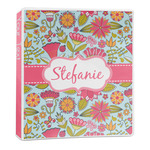 Wild Flowers 3-Ring Binder - 1 inch (Personalized)