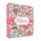 Wild Flowers 3 Ring Binders - Full Wrap - 2" - FRONT