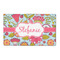 Wild Flowers 3' x 5' Patio Rug (Personalized)