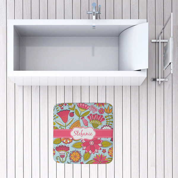 Wild Flowers 48x48 Foam Memory Mat - LIFESTYLE