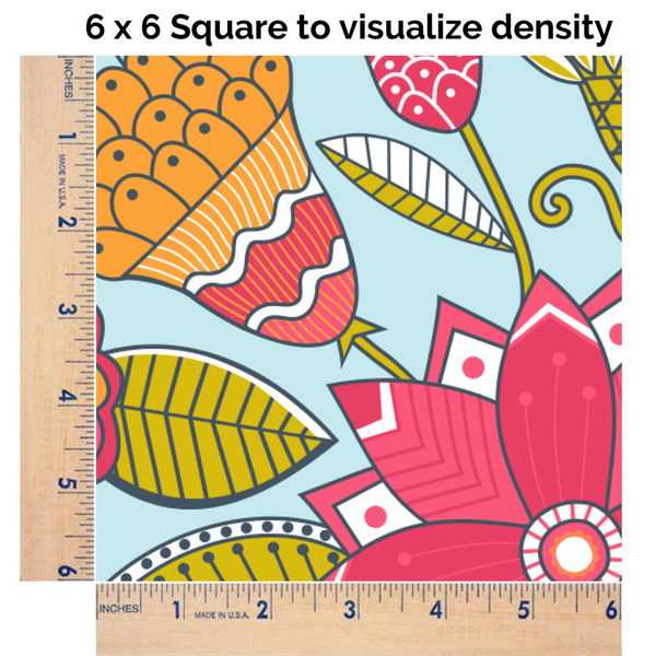 Wild Flowers 6x6 Swatch of Fabric