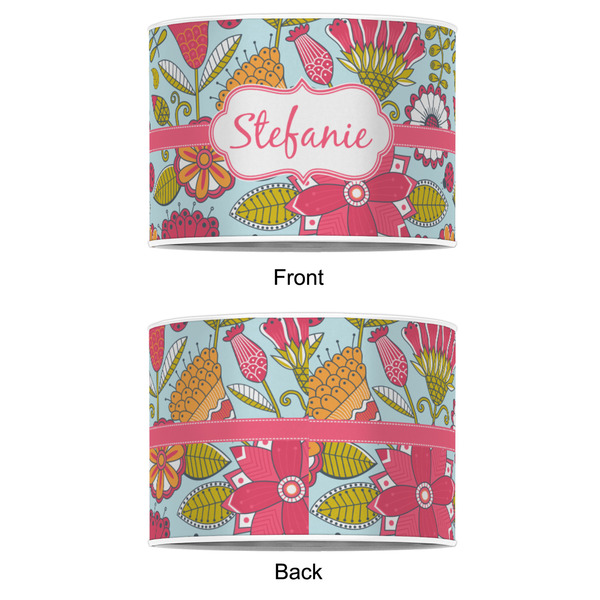 Wild Flowers 8" Drum Lampshade - APPROVAL (Poly Film)