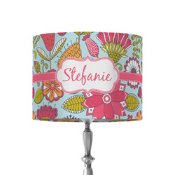 Wild Flowers 8" Drum Lamp Shade - Fabric (Personalized)