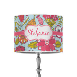 Wild Flowers 8" Drum Lamp Shade - Poly-film (Personalized)