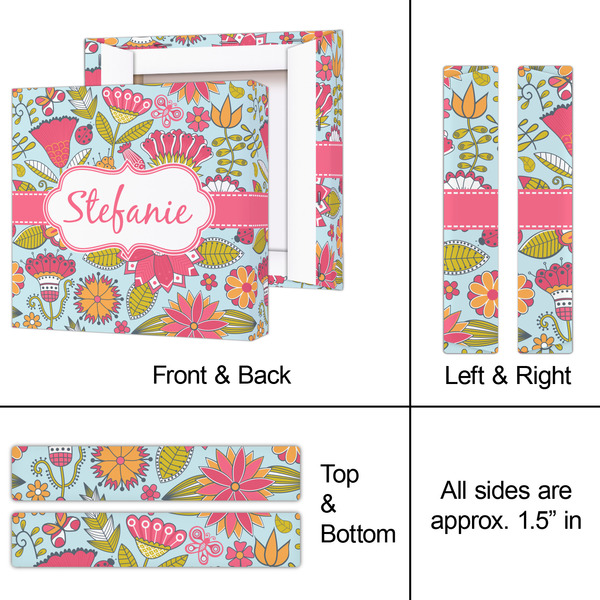 Wild Flowers 8x8 - Canvas Print - Approval