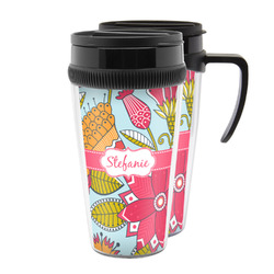 Wild Flowers Acrylic Travel Mug (Personalized)