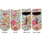 Wild Flowers Adult Ankle Socks - Double Pair - Front and Back - Apvl