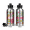 Wild Flowers Aluminum Water Bottle - Front and Back