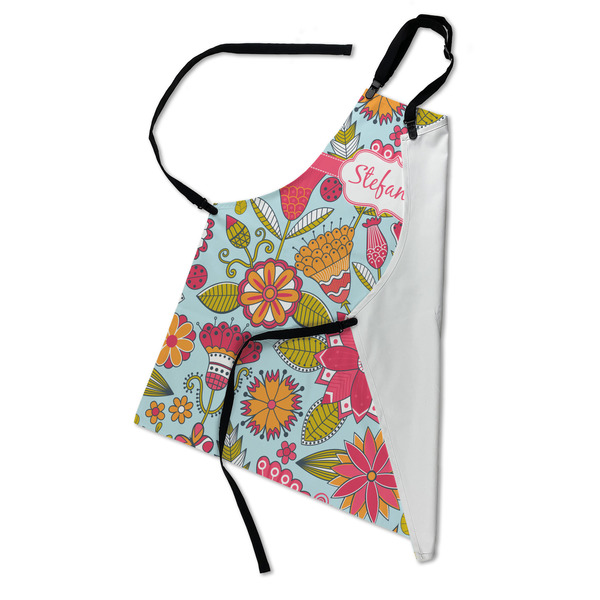 Wild Flowers Apron - Folded