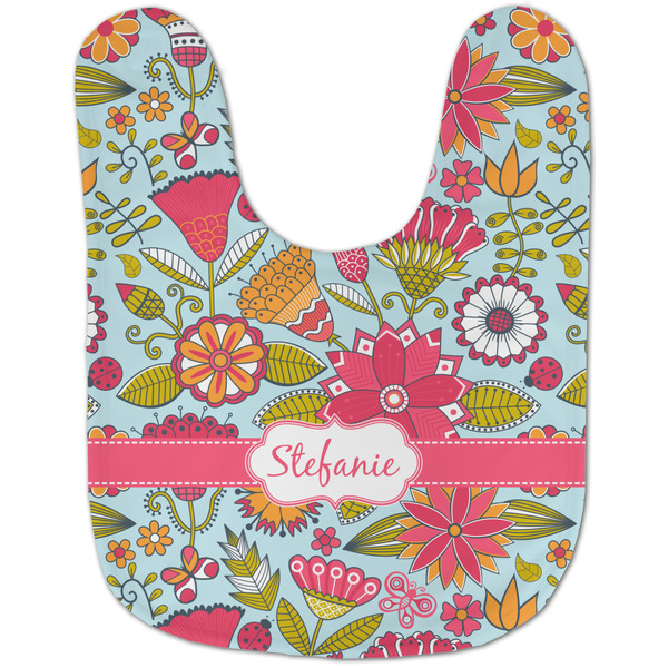Wild Flowers Baby Bib - AFT flat