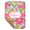 Wild Flowers Sherpa Baby Blanket - 30" x 40" w/ Name or Text