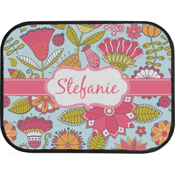 Wild Flowers Custom Car Floor Mats (Back Seat)