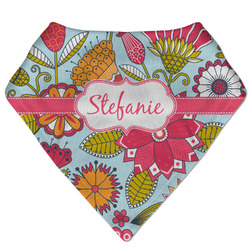 Wild Flowers Bandana Bib (Personalized)