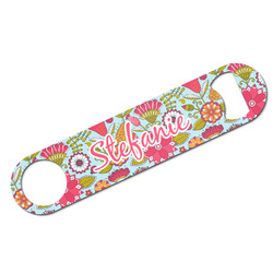 Wild Flowers Bar Bottle Opener w/ Name or Text