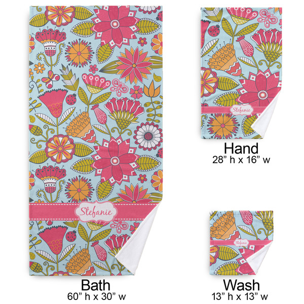 Wild Flowers Bath Towel Sets - 3-piece - Approval