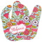 Wild Flowers Baby Bib w/ Name or Text