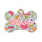 Wild Flowers Bone Shaped Dog ID Tag - Small (Personalized)
