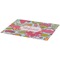 Wild Flowers Burlap Placemat (Angle View)