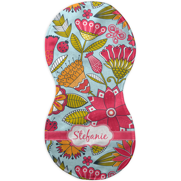 Wild Flowers Burp Peanut Shaped Flat