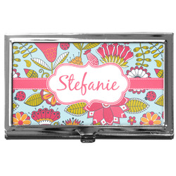 Wild Flowers Business Card Case