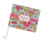 Wild Flowers Car Flag - Large (Personalized)