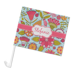 Wild Flowers Car Flag (Personalized)