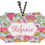 Wild Flowers Rear View Mirror Ornament (Personalized)